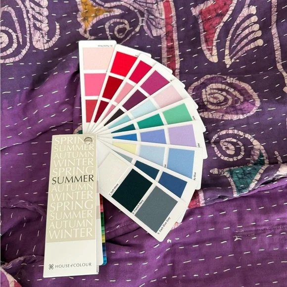 Floral Purple and Gray Kimono - Picture 7 of 10